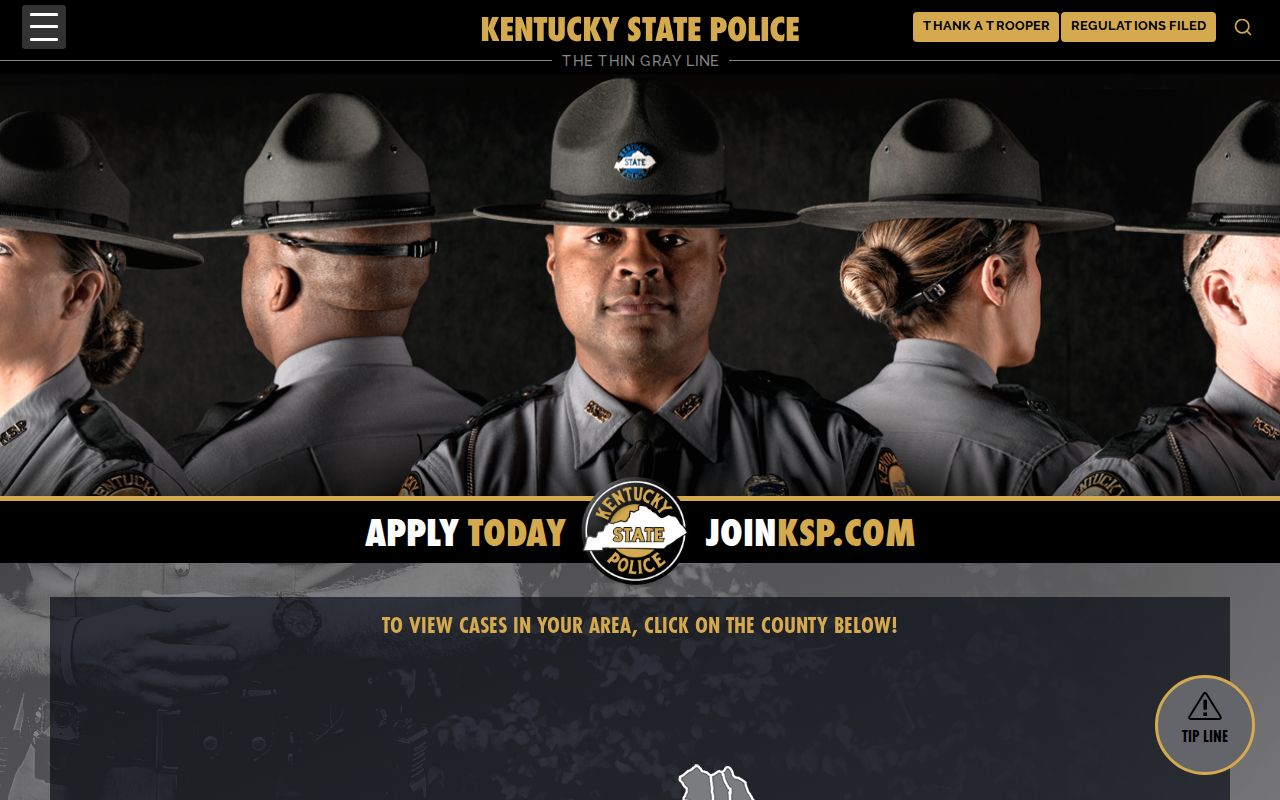 Kentucky State Police unsolved cases source distinguished from Crittenden County warrants